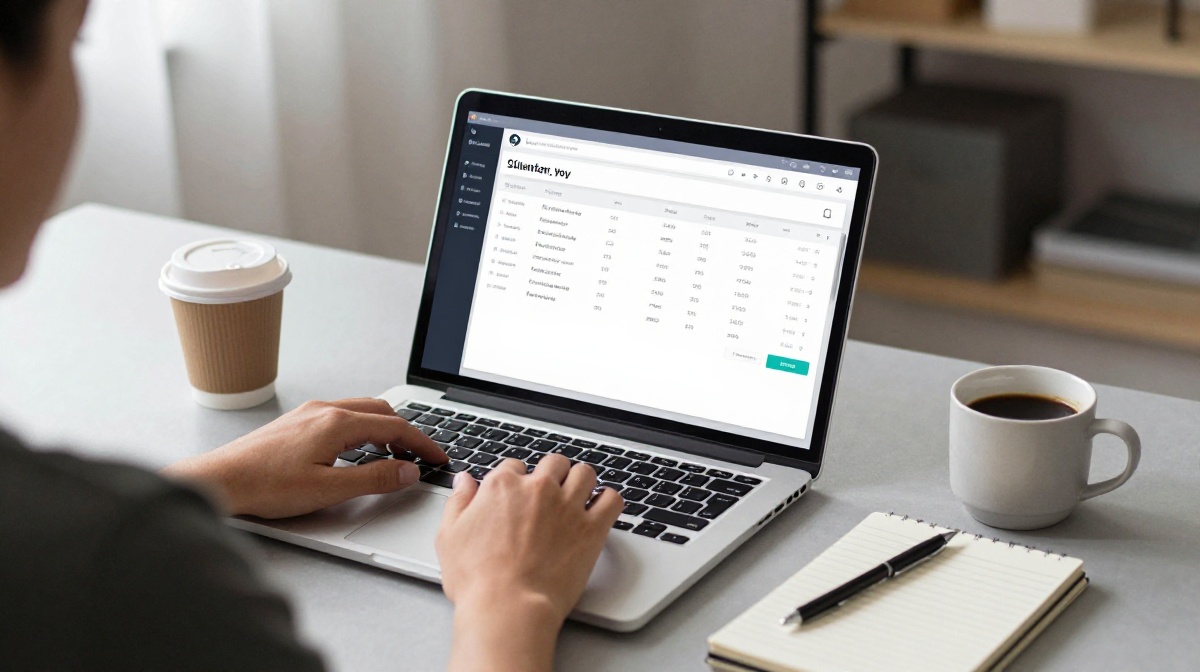 Freelancer working from home in the United Kingdom